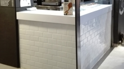 10 x 20 biselado brillo blanco